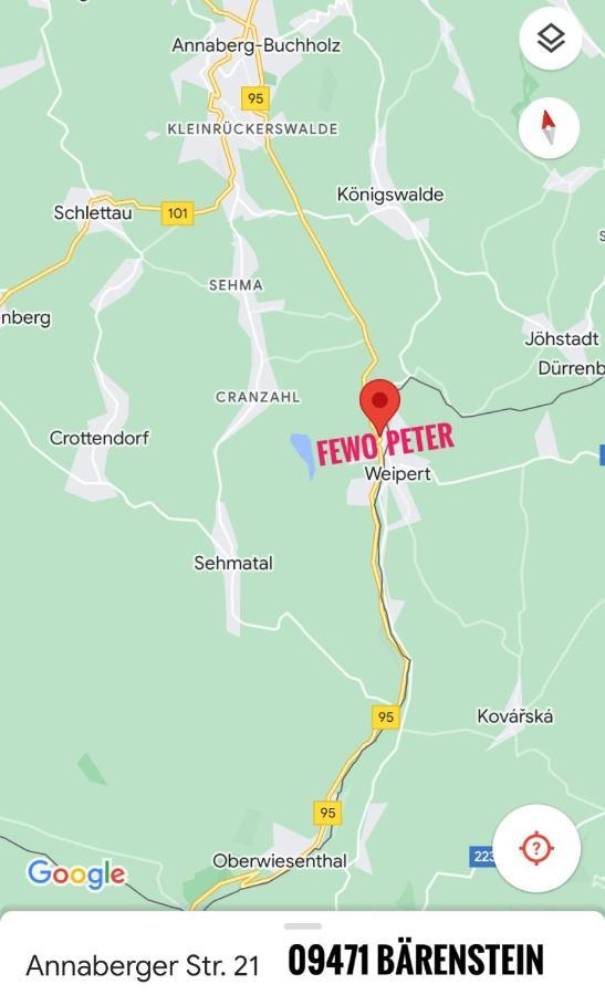 Kleine Fewo Peter In Baerenstein Buitenkant foto